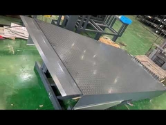 Nivelador telescópico de doca de 10 T com estrutura metálica para encomenda especial