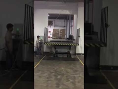 Mesa Elevatória Hidráulica Estacionária com Tesoura e Instalação Elétrica na Plataforma de Carga