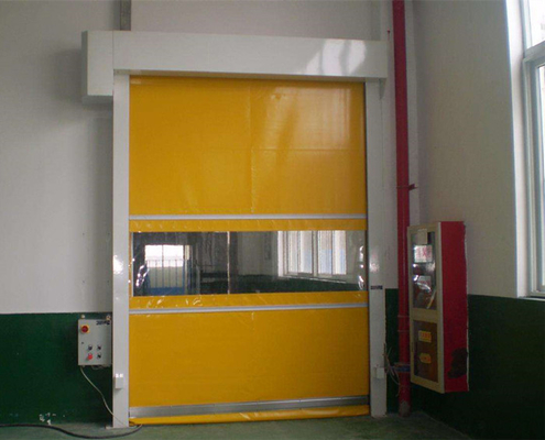 Porta do PVC de alta velocidade das portas, da separação para a oficina e quarto desinfetado que tensão AC220V 50HZ