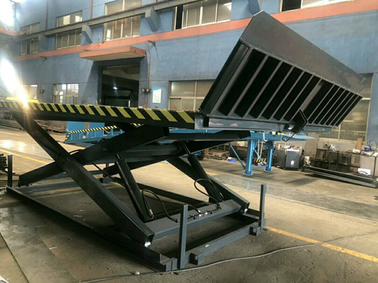 doca de carregamento hidráulica da placa de cara do patim da capacidade de carga 3000kg a anti Scissor o elevador