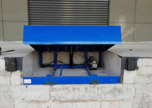 cor hidráulica hidráulica do costume da plataforma da carga dos Levelers de doca de 2000×2500mm